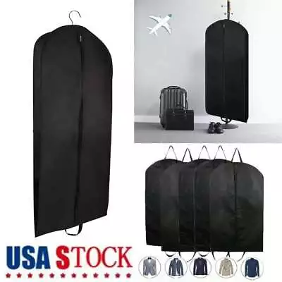 1~5Pcs Travel Suit Bag Garment Bag Long Dress For Hanging Clothes Carrier Cover • $7.89