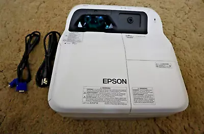 Epson BrightLink 685Wi Projector Ultra Short Throw 1080p H741A ECO 3735 Lamp Hr • $19.95