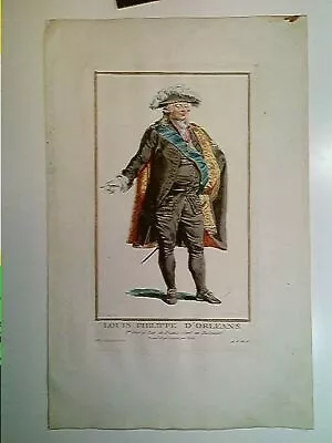 Louis Philippe D'Orleans Per. Duc Et Pair De France Séant Au Parlement Kupfers • £62.93