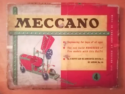 Meccano Vintage Set 4 1950's Complete • £75