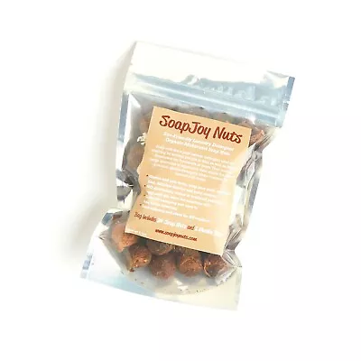 Soap Nuts & Muslin Wash Bag --Organic Household Cleaner & Natural Detergent • $11.50