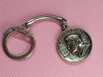 Vtg St Anthony Medallion Coin Keychain Mt Calvary Wi. SAINT LAWRENCE SEMINARY • $6.42