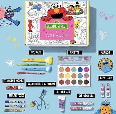 Wet N Wild Sesame Street PR Box Sesame Street Collection NEW • $44.98