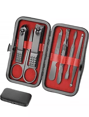 Nail Clipper Kit 8 In 1 Personal Care Set Grooming Kit Gift For Men & Women • $12.99