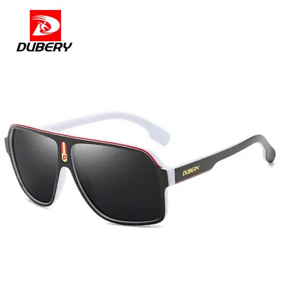 DUBERY Polarized Sunglasses Men Square Oversize Driving Glasses Women Pilot • $12.23