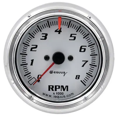 Equus Tachometer Gauge 5078; 5000 Series 0-8000 RPM 3-3/8  Electric • $59.26