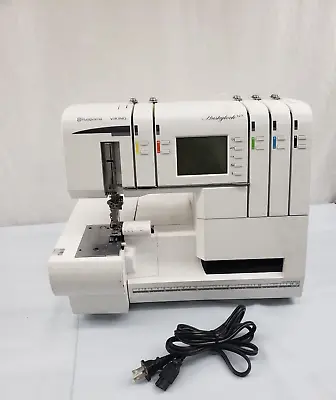 HUSQVARNA Viking HUSKYLOCK S25 Serger Overlock Sewing Machine ONLY-  AS IS  READ • $149.95