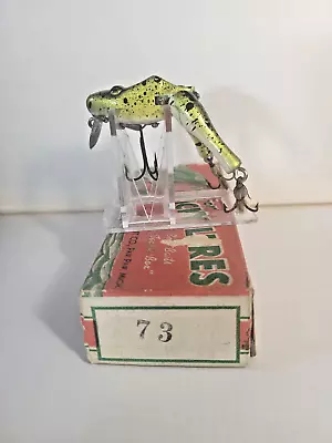 Vintage Paw Paw Wotta Frog Jr. In Correct Box #73 Wooden Vintage Lure • $66