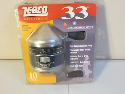 $10 • Buy Vintage Zebco 33 Spincasting Fishing Reel NOS NEW NIP