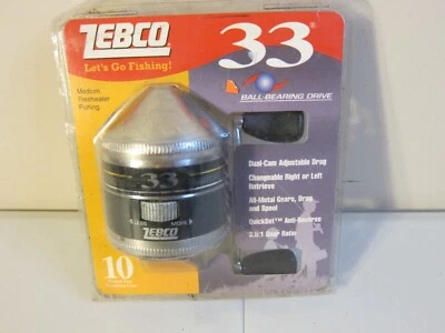 $10 • Buy Vintage Zebco 33 Spincasting Fishing Reel NOS NEW NIP