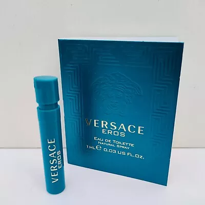 Versace Eros Eau De Toilette Mini Spray Sample Fragrance For Men 1ml Brand NEW • $12.95