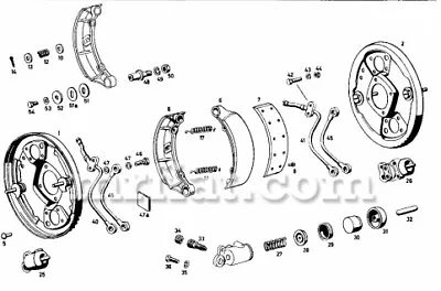 Mercedes 180 190 Ponton Rear Brake Cylinder Piston New • $60