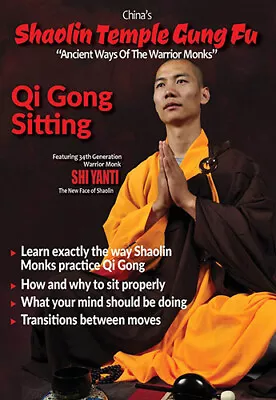 Shaolin Temple Gung Fu Vol.3 - Qi Gong Sitting DVD Shi Yanti Shaolin Mönch • £25.78