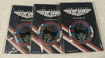 (LOT Of 3) TOP GUN MAVERICK - Promo Collector Movie Pin NEW Tom Cruise 2022 • $9.95