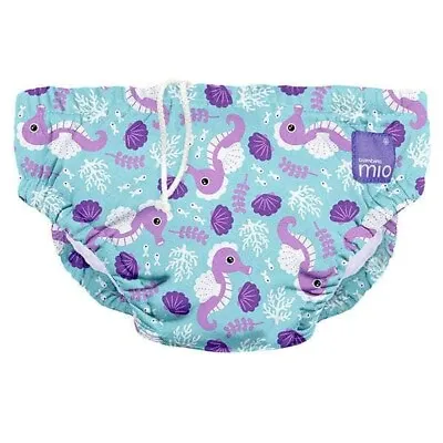 Bambino Mio Reusable Swim Nappy Pants - 0 - 6 Months  5 - 7kg Seahorse BRAND NEW • £6.95