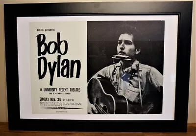 $7999 • Buy 1963 BOB DYLAN SYRACUSE CONCERT POSTER (CORE) EXTREMELY RARE ORIGINAL 14  X 20 