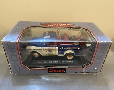 £70 • Buy Saico 1955 Chevrolet Cameo Tow Truck Recovery Service 1:24 Scale Diecast Model