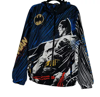 NWT BATMAN Windbreaker TANGO HOTEL Jacket Size LARGE NN104 • $54