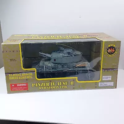 New Millennium Panzer IV Ausf. H WWII German Tank 1:18 Radio Control Opened Box  • $178.99