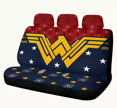 Wonder Woman Car Back Seat Cover Set • $64.99