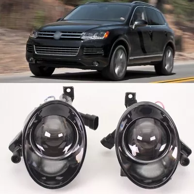 For VW Jetta/Touareg 2011-2014 Pair LED Convex Lens Fog Light Lamp Left&Right • $59.94