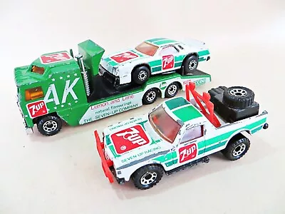 Matchbox Convoy Tm5 'kenworth Cabover Chevy 7up Team Racing Car Transporter' • £14.99