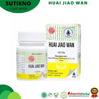 $25 • Buy 100 Pills HUAI JIAO WAN Sophora Japonica Herbal Supplement Hemorrhoids Fissure