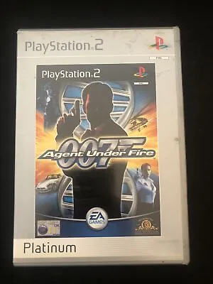 James Bond: Agent Under Fire Platinum (Sony PlayStation 2 2003) With Manual • £2.99