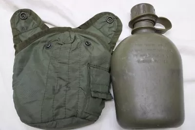 US Military Issue Vietnam Era 1 QUART CANTEEN COVER POUCH Plastic Canteen Set K2 • $26.95