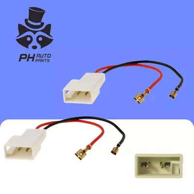 £7.99 • Buy Toyota Avensis (03-09) Celica (99-06) SPEAKER ADAPTER CABLES LEADS PAIR