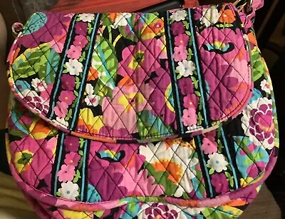 Vera Bradley Carryall Crossbody Bag In VA VA BLOOM - So Pretty! • $22.90