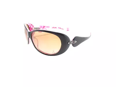 Oakley DANGEROUS Women's Wrap Sunglasses Black Pink Breast Cancer Awareness • $60