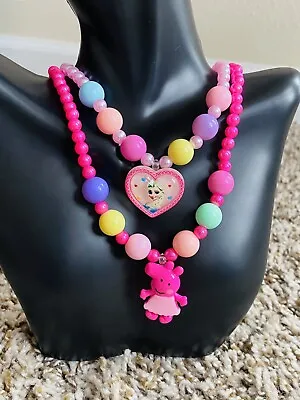 1 Adorable Necklace Sets Chunky Jewelry For Girls Little Kids • $5.99