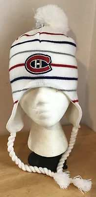 Montreal Canadiens 2017 La Classique Knit Beanie Cap Hat Adidas White NHL NWT • $17