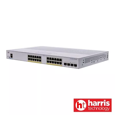 Cisco CBS350-24FP-4G 350 Series 24-Port PoE Gigabit Managed Switch + 4 Port SFP • $1198.80