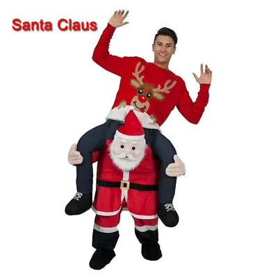 £19.99 • Buy Santa Claus Carry Ride On Funny Mens Christmas Fancy Dress Costume 2022
