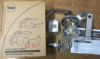 NEW NOS Yale 7407LN Door Lock Assembly With Intellikey Cylinder Grade 1 Lever • $170