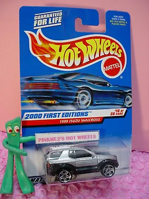 2000 #16/36 FE Hot Wheels 1999 ISUZU VehiCROSS #76☆silver;pr5☆First Editions • $6.99