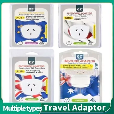 $13.45 • Buy Travel Adapter Adapter Socket To Plug AU NZ To USA UK HK Japan Canada China