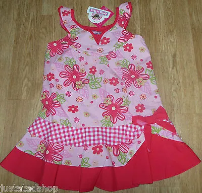 £21.99 • Buy Jelly The Pug Girl Summer Red Floral Dress  5-6 Y  BNWT Designer 