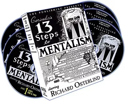 13 Steps To Mentalism On 6 DVDs By Richard Osterlind • $136.86