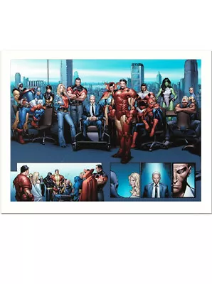 House Of M MGC Canvas Giclee Art By Oliver Coipel Marvel Artworks Collection • $89.95