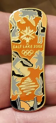 2002 Salt Lake City Olympic Evo Petroglyph Mascots Snowboard Pin/pins. 1/1000! • $29.95