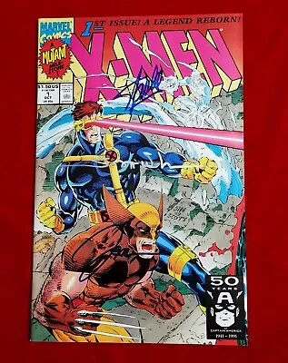 1991 X-Men #1 STAN LEE JIM LEE Scott Williams Signed Comic NM Vtg 1st RARE Trio • $629.99