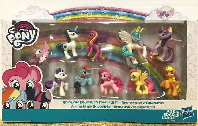 Hasbro My Little Pony Rainbow Equestria Approx 2  Favorites Collection Set. • $34.99