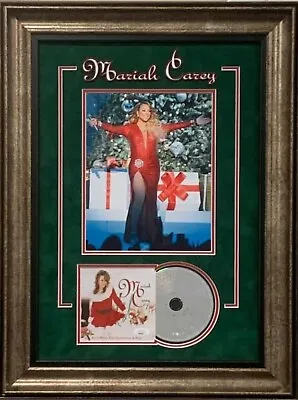 Mariah Carey All I Want For Christmas Signed Autograph Framed Photo Display JSA • $549.99