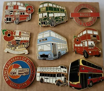 London /Stagecoach/Isle Of Wight Bus Badges X 9 • £15.99