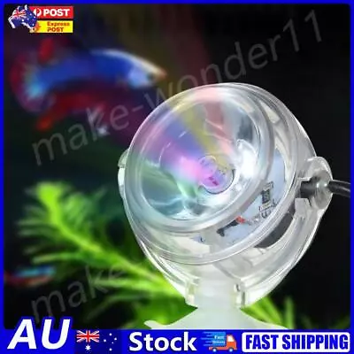 Mini Waterproof Aquarium LED Spotlight Fish Tank Underwater Lamp (Colorful AU • $13.33