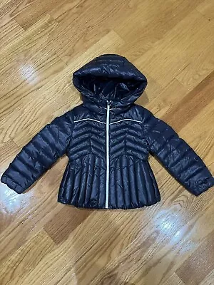 Moncler Enfant Girls Peplum Light Puffer Jacket Sz 4 • $170