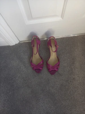 £18 • Buy Marks And Spencer Autograph Shoes Wider Fit Size 6 Colour Deep Magenta. Leather 
